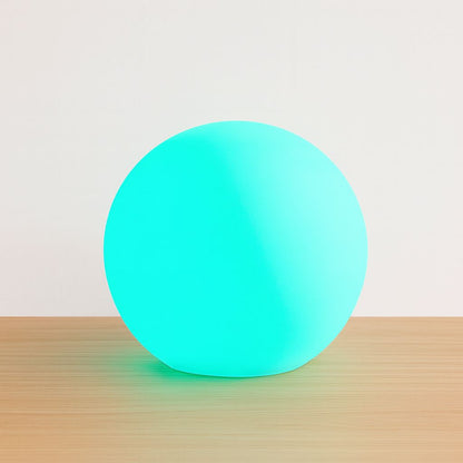 Lámpara LED esférica recargable con control remoto: 16 modos de color, resistente a la intemperie para iluminación ambiental en interiores y exteriores