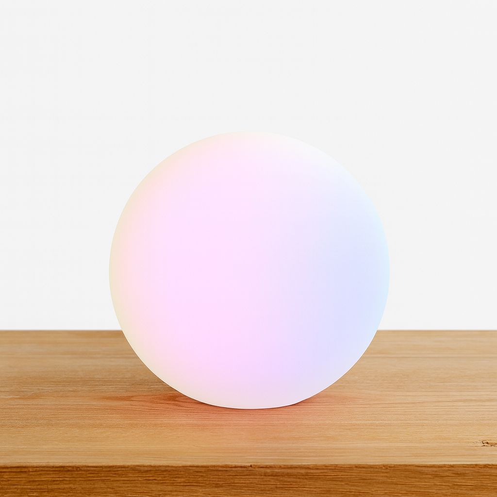 Lámpara LED esférica recargable con control remoto: 16 modos de color, resistente a la intemperie para iluminación ambiental en interiores y exteriores
