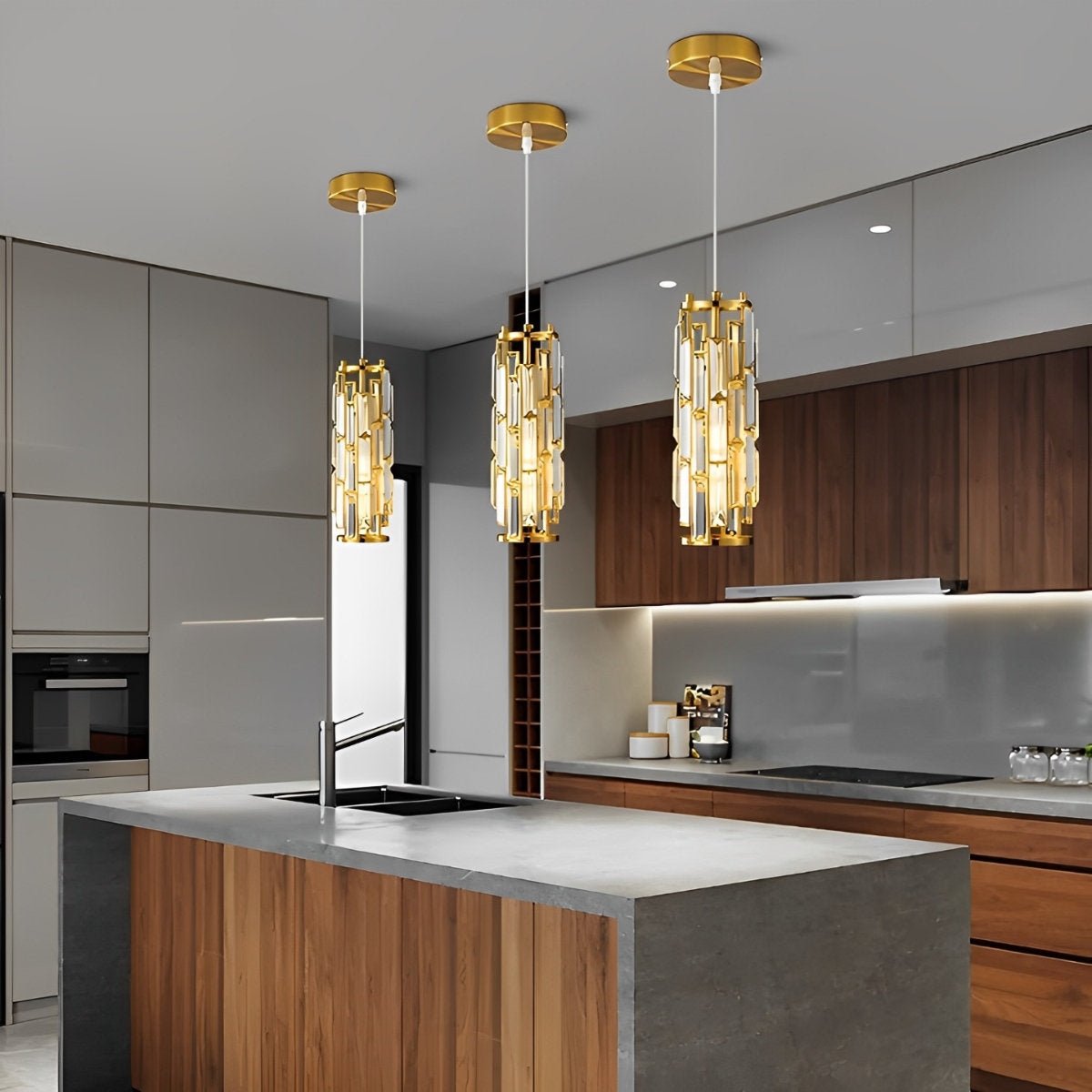 Glass Drop Ceiling Light Fixture E27 Adjustable Height Kitchen & Dining Room Task Lighting Industrial Modern Retro Style Iron Frame Warm Whi