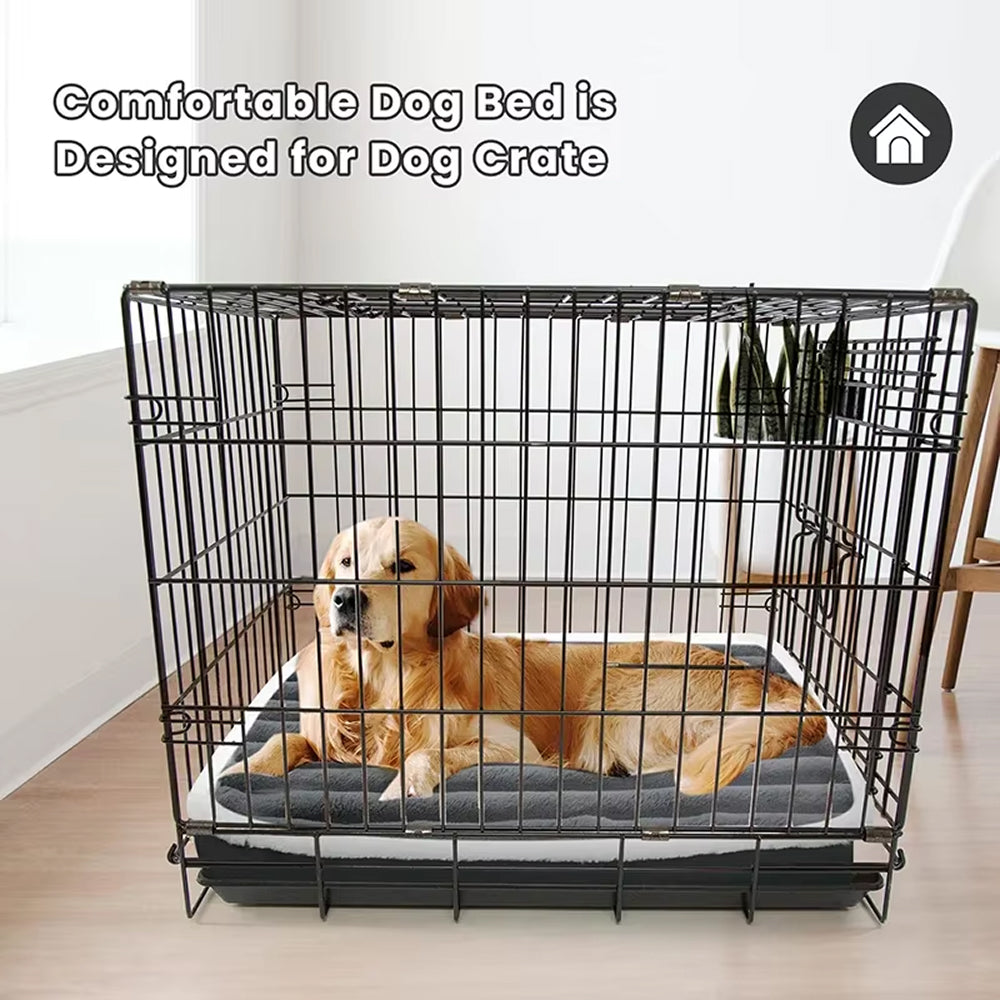 Orthopedic Dog Bed with Egg Crate Foam & Washable Cover for Joint Support & Senior Pets