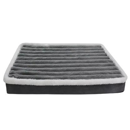 Orthopedic Dog Bed with Egg Crate Foam & Washable Cover for Joint Support & Senior Pets