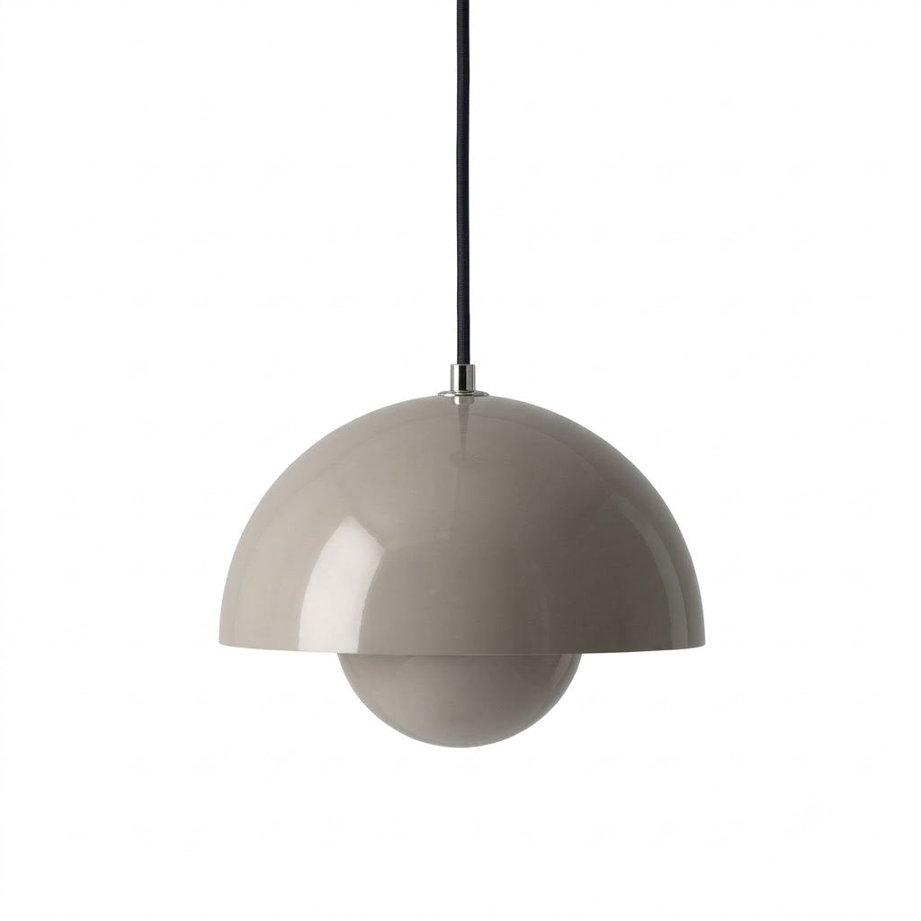 Hanging Planter Light Fixture with Built-In Pot for Indoor Plants & Modern Scandinavian Farmhouse Decor