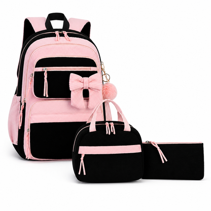 Set de mochila de pana ligera (3 piezas)