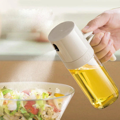 Heat-Safe Glass Oil Mister Bottle 8.5 fl oz Kitchen Cooking Spray Tool for Air Fryer Grill Salad Baking