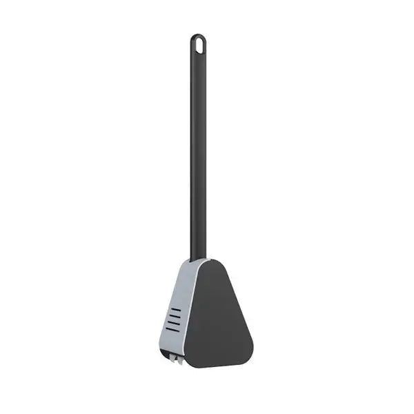 Silicone Toilet Brush with Quick-Dry Bristles for Hygienic Bathroom Cleaning, No-Drill Wall Mount Holder Included, Odor-Resistant Design for
