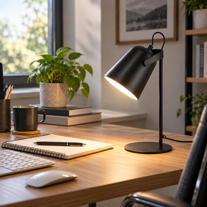 DESKFLARE – Lámpara de escritorio ajustable para iluminación diaria dirigida