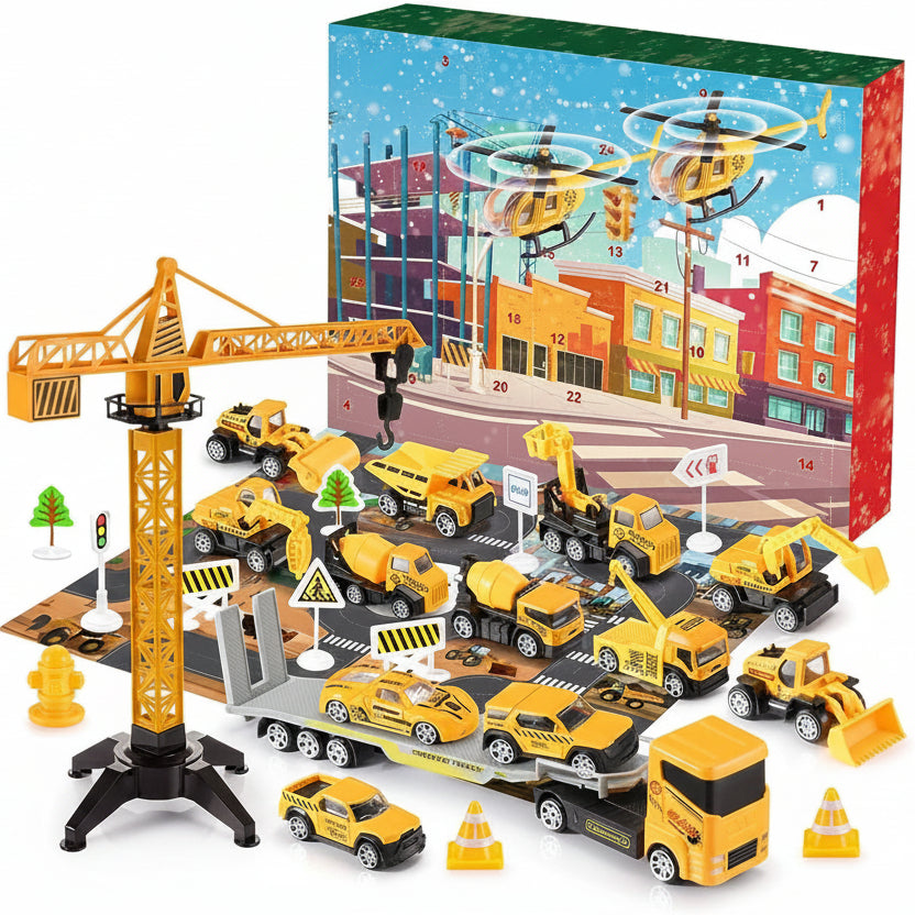 BUILDERCOUNT – Construction Vehicle Advent Calendar for Daily Discovery