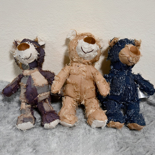 Dog Chew Toy Chew-Resistant Cotton Plush & Squeaker