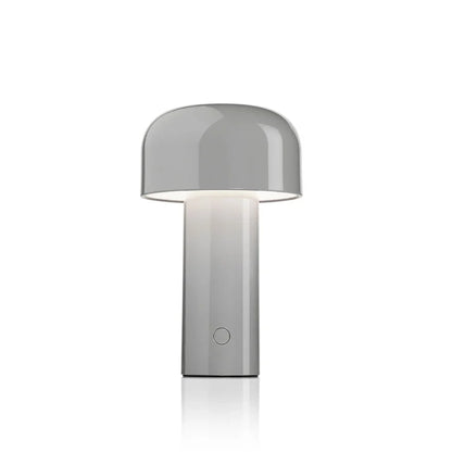 Rechargeable LED Mushroom Desk Lamp 8.3 in Cordless Touch Dimmer Warm White Portable Nightstand Light for Bedroom Living Room Patio Outdoor