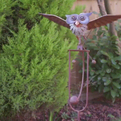 Arte de jardín | Molino de viento decorativo para exteriores con movimiento elegante | Adorno de jardín resistente a la intemperie para embellecer patios y jardines