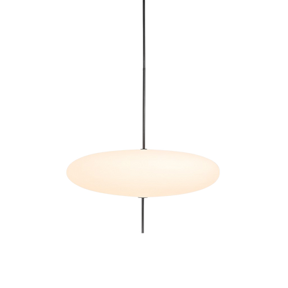 Geometric Pendant Light with LED for Dining Room, Modern Minimalist Hanging Fixture, Adjustable Height Ceiling Light for Kitchen Island