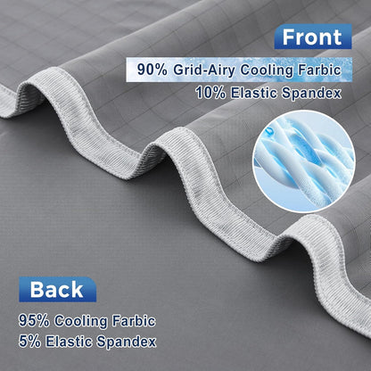 Chill Comfort | Manta refrescante transpirable con diseño de doble cara | Manta ligera para personas calurosas y sudores nocturnos