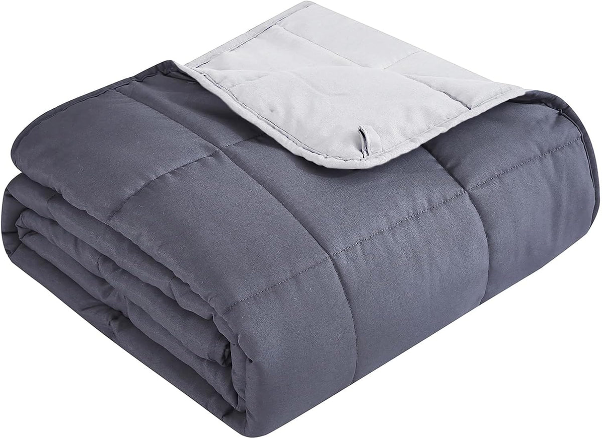 Cozy Comfort | Weighted Blanket with Cooling Microfiber | All-Season Softness for Ultimate Relaxation