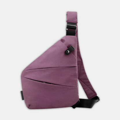 Compact Crossbody Sling Bag with RFID Protection & Secure Compartments for Travel & Daily Commute