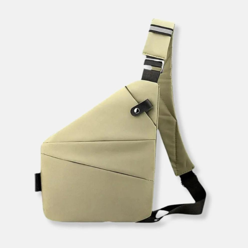 Compact Crossbody Sling Bag with RFID Protection & Secure Compartments for Travel & Daily Commute