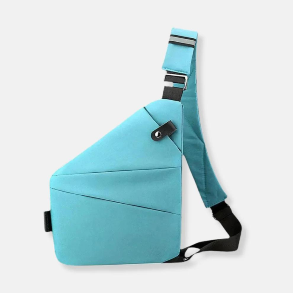 Compact Crossbody Sling Bag with RFID Protection & Secure Compartments for Travel & Daily Commute