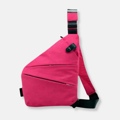 Compact Crossbody Sling Bag with RFID Protection & Secure Compartments for Travel & Daily Commute