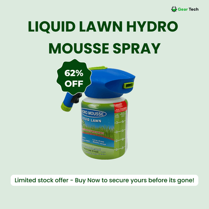 Spray-On Grass Seed Hydro Seeding System for Bare Spots & Dog Patches – Garden Hose Attachment Lawn Repair Kit for Quick Coverage & Green