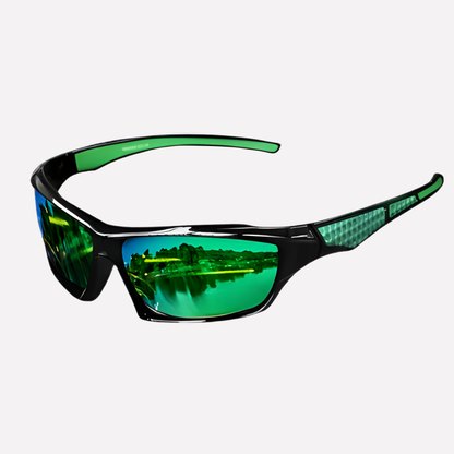 Wraparound Athletic Eyewear with Anti-Glare Lenses & Full UV Protection for Running Cycling Fishing Driving