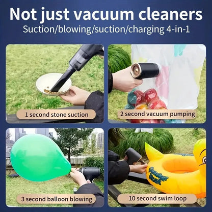 Powerful Cordless Handheld Car Vacuum Cleaner with 5000 PA Suction | Compact Design for Deep Cleaning