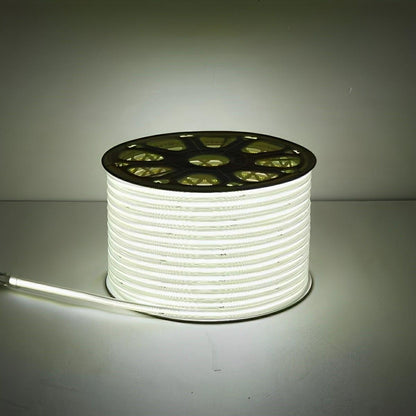 Waterproof Low-Profile LED Tape Light 24V COB Strip for Outdoor Steps Pool Deck Landscaping Garden Pathway Underwater Installation Flexible
