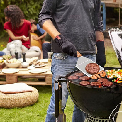 FLIPCRAFT – Espátula de barbacoa ergonómica, estructura de acero duradera