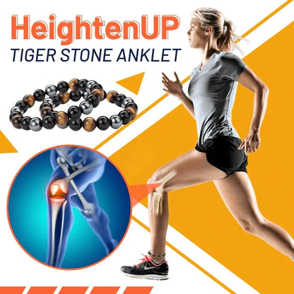 Anklet Tiger Eye Obsidian Hematite Magnetic Therapy