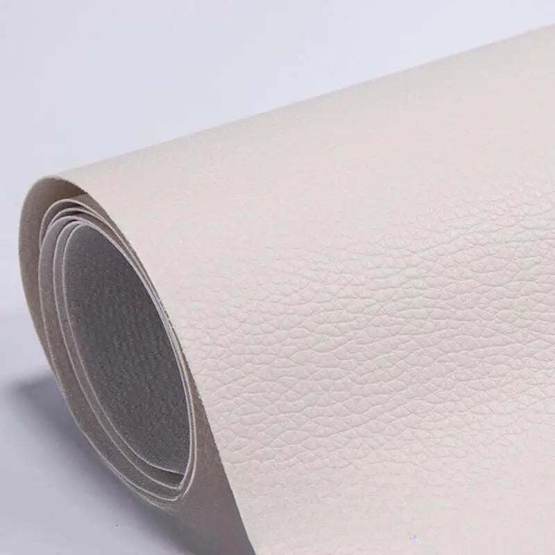 Peel-and-Stick Leather Repair Patches for Furniture, Car Seats & Bags – Cut-to-Fit, Waterproof Vinyl Sheet 20×54 in