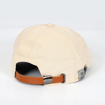 Men's Beret Cap with Adjustable Fit – Lightweight Breathable Flat Hat for Year-Round Wear in Black Red Blue Yellow Beige