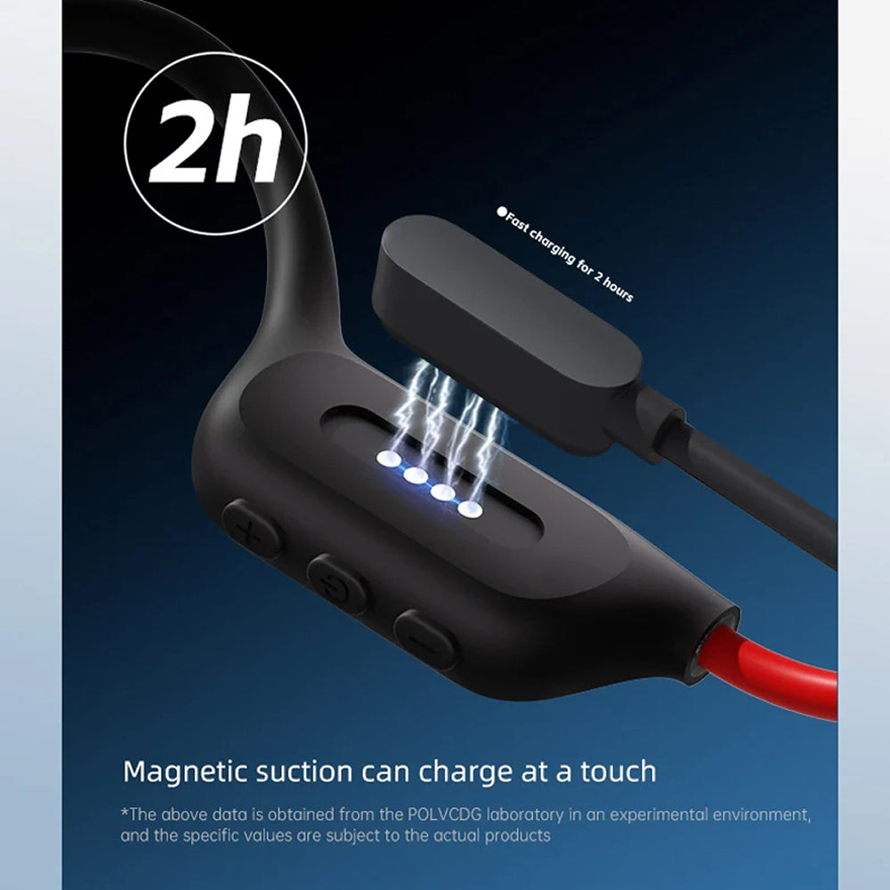 Bone Conduction Swim Headphones with 32GB Storage & IPX8 Waterproof Rating for Pool Training, Open Water Swimming, Running & Cycling