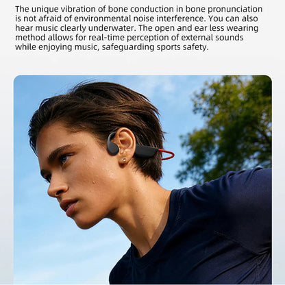 Bone Conduction Swim Headphones with 32GB Storage & IPX8 Waterproof Rating for Pool Training, Open Water Swimming, Running & Cycling