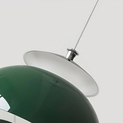 Globe Ceiling Light Fixture 10 Inch Metal Drop Lamp for Kitchen Island Dining Room Modern Industrial Hanging Orb Chandelier Adjustable Cord