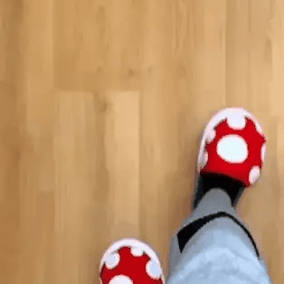 Slippers Cartoon Plant Plush Cotton-Filled Non-Slip Sole