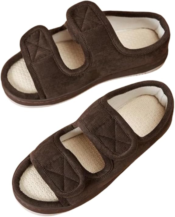 Adjustable Orthopedic Sandals for Edema Relief & Diabetic Foot Care – Wide Fit, Cushioned Sole, Breathable Open-Toe Design for Women & Men