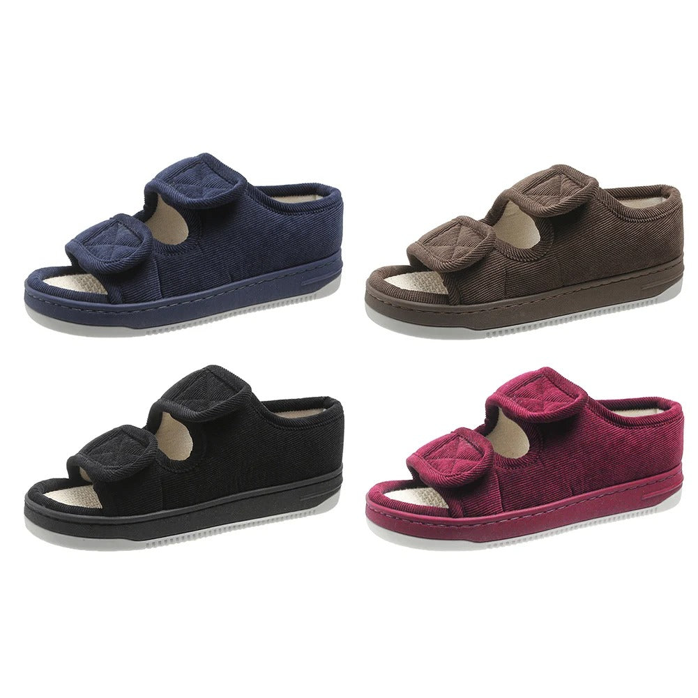 Comfort Step | Sandalias para diabéticos para pies hinchados con correas ajustables | Diseño transpirable para mayor comodidad durante todo el día