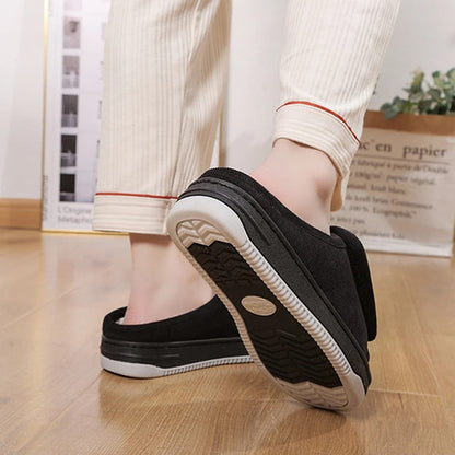 Adjustable Open-Toe Slippers for Edema & Neuropathy Relief, Extra-Wide Cushioned Footbed, Velcro Closure for Swelling, Supportive Rubber