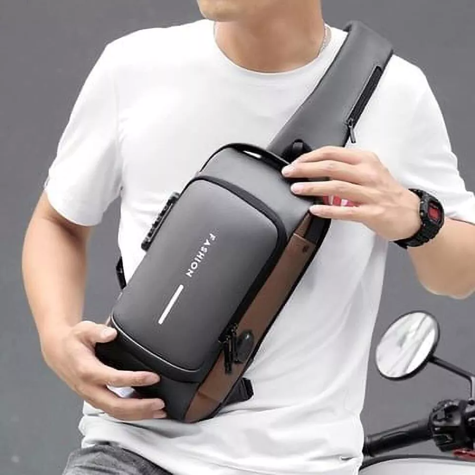 Urban Shield | Bandolera antirrobo con protección RFID | Compañero de viaje duradero para aventuras seguras