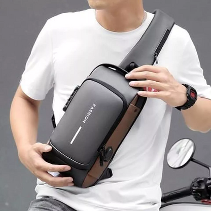 Urban Shield | Bandolera antirrobo con protección RFID | Compañero de viaje duradero para aventuras seguras