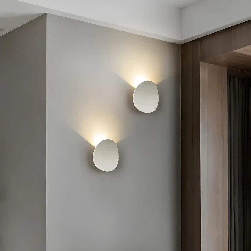 LED Wall Sconce – Round Aluminum Disk Light, 7W Modern Fixture for Bedroom, Hallway, Living Room & Office