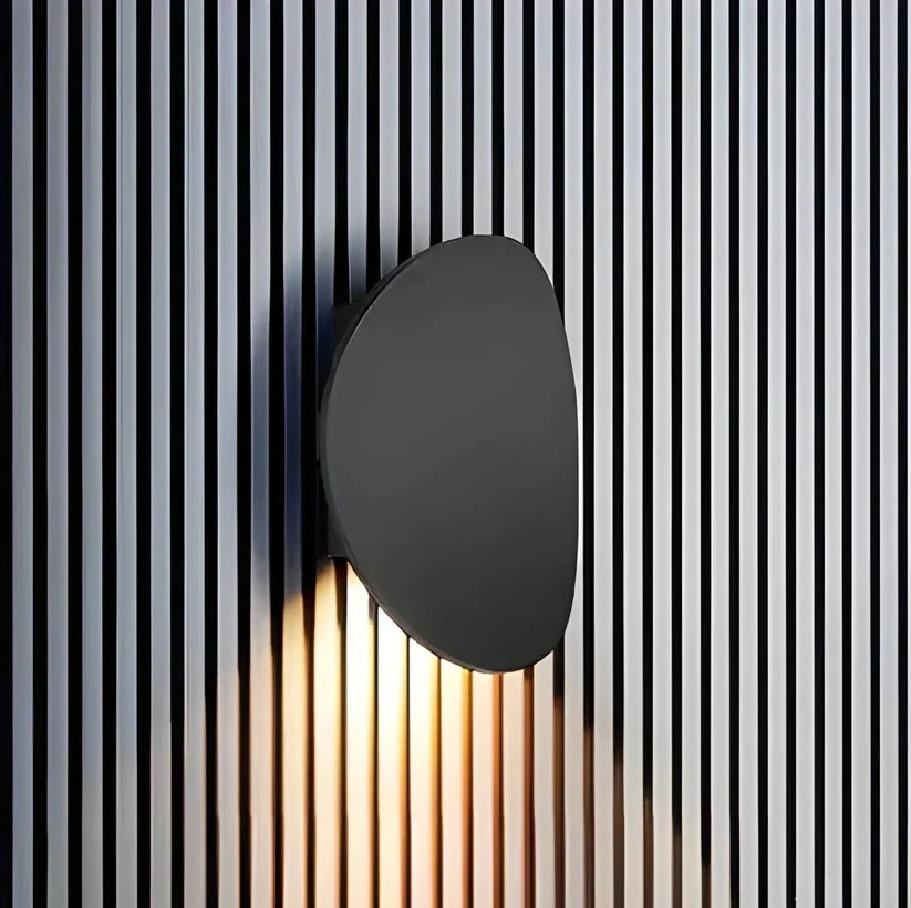 LED Wall Sconce – Round Aluminum Disk Light, 7W Modern Fixture for Bedroom, Hallway, Living Room & Office