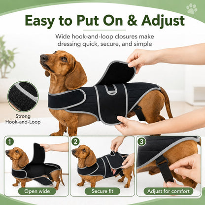 Ortekor Dog Back Support Vest for Daily Walks & Home Recovery - Adjustable Support for Long-Backed and Senior Dogs