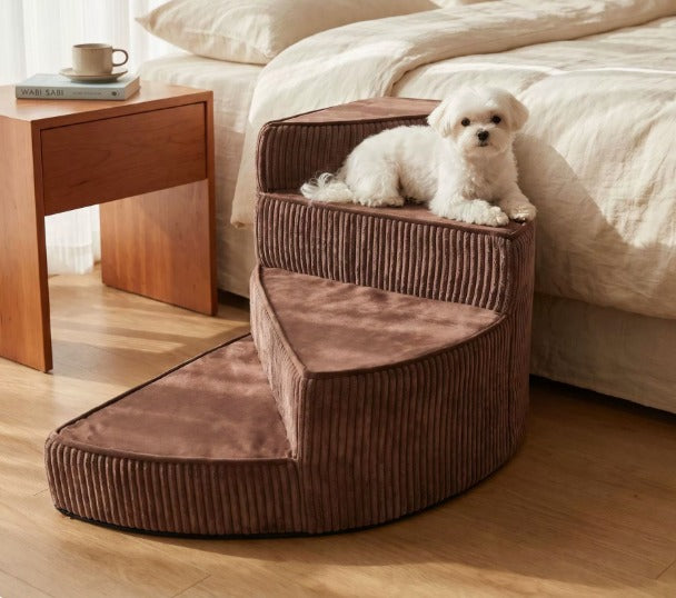 Rampa para perros para cama | Rampa ortopédica antideslizante para mascotas con diseño estable | Fácil acceso para perros pequeños y mayores