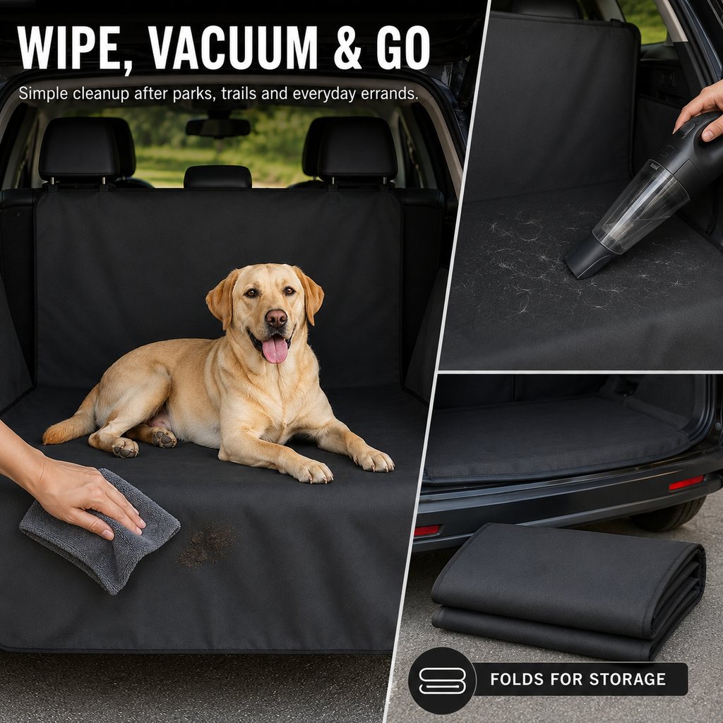 Ortekor SUV Cargo Liner for Dogs - Mud, Hair & Bumper Protection
