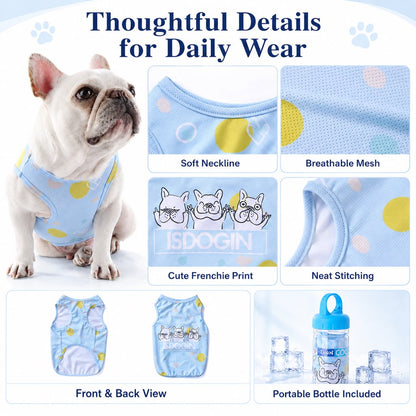 Ortekor French Bulldog Cooling Vest for Hot Summer Walks