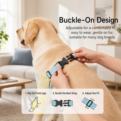 Ortekor Padded Dog Elbow Protector Sleeves for Hard Floors - Dual Front-Leg Coverage for Pressure & Rubbing