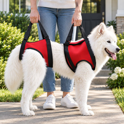 Ortekor Dog Mobility Lift Harness for Senior & Limited-Mobility Dogs - Front, Rear & Full Support for Stairs, Cars & Daily Walking