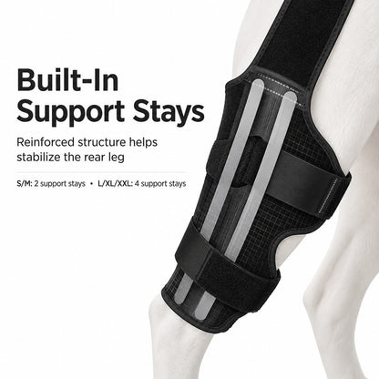Ortekor RearGuard Dog Rear Leg Support Brace - Anti-Slip Hind Leg Stability Wrap for Senior Dogs, Hardwood Floors & Recovery Walks