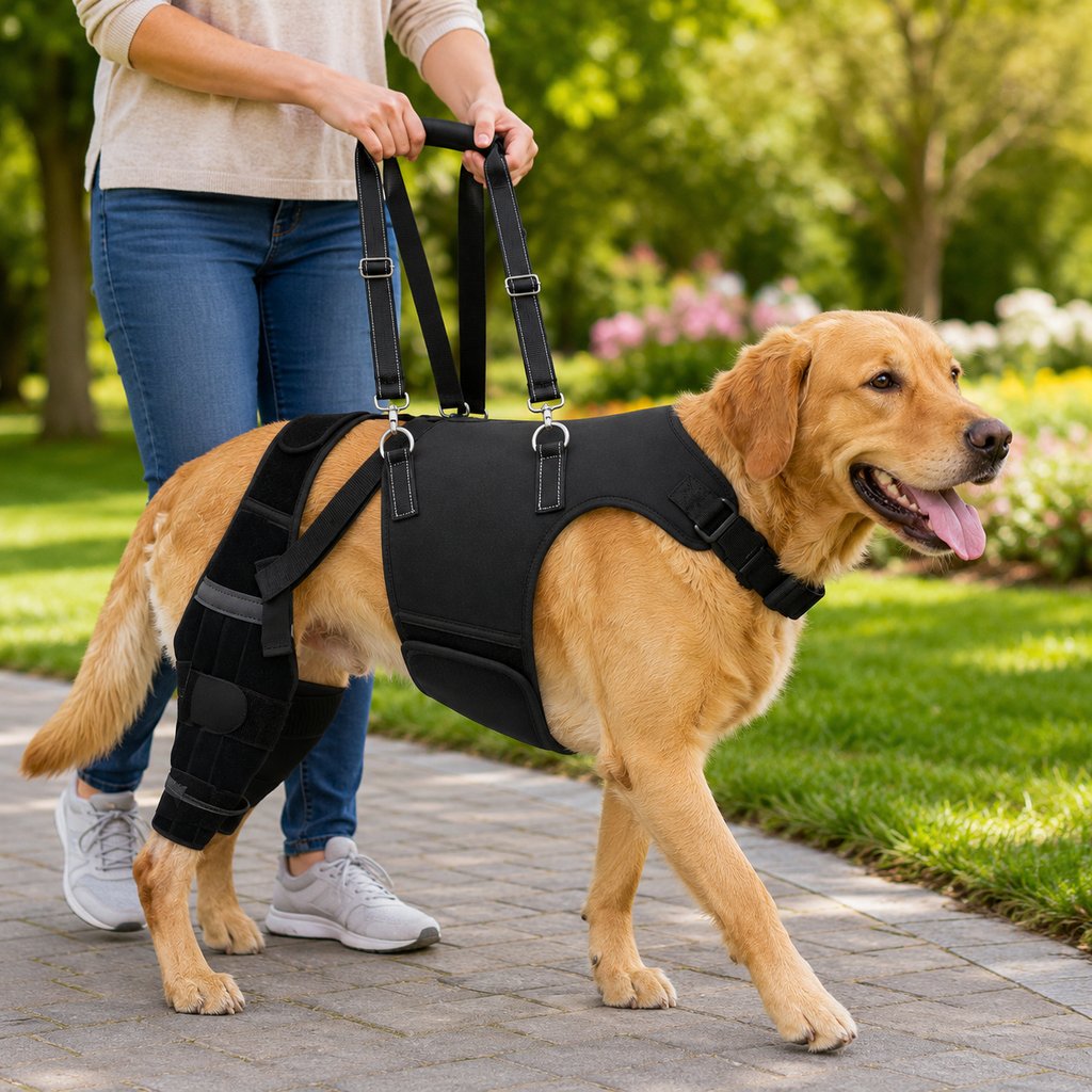 Ortekor Dog Rear Leg Support Harness for Senior Dogs - Walking & Mobility Lift Assistance
