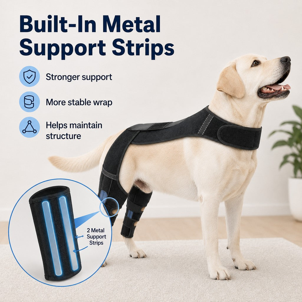Ortekor Dog Rear Leg Support Harness for Senior Dogs - Dual Hind Leg Mobility Aid for Walking & Standing