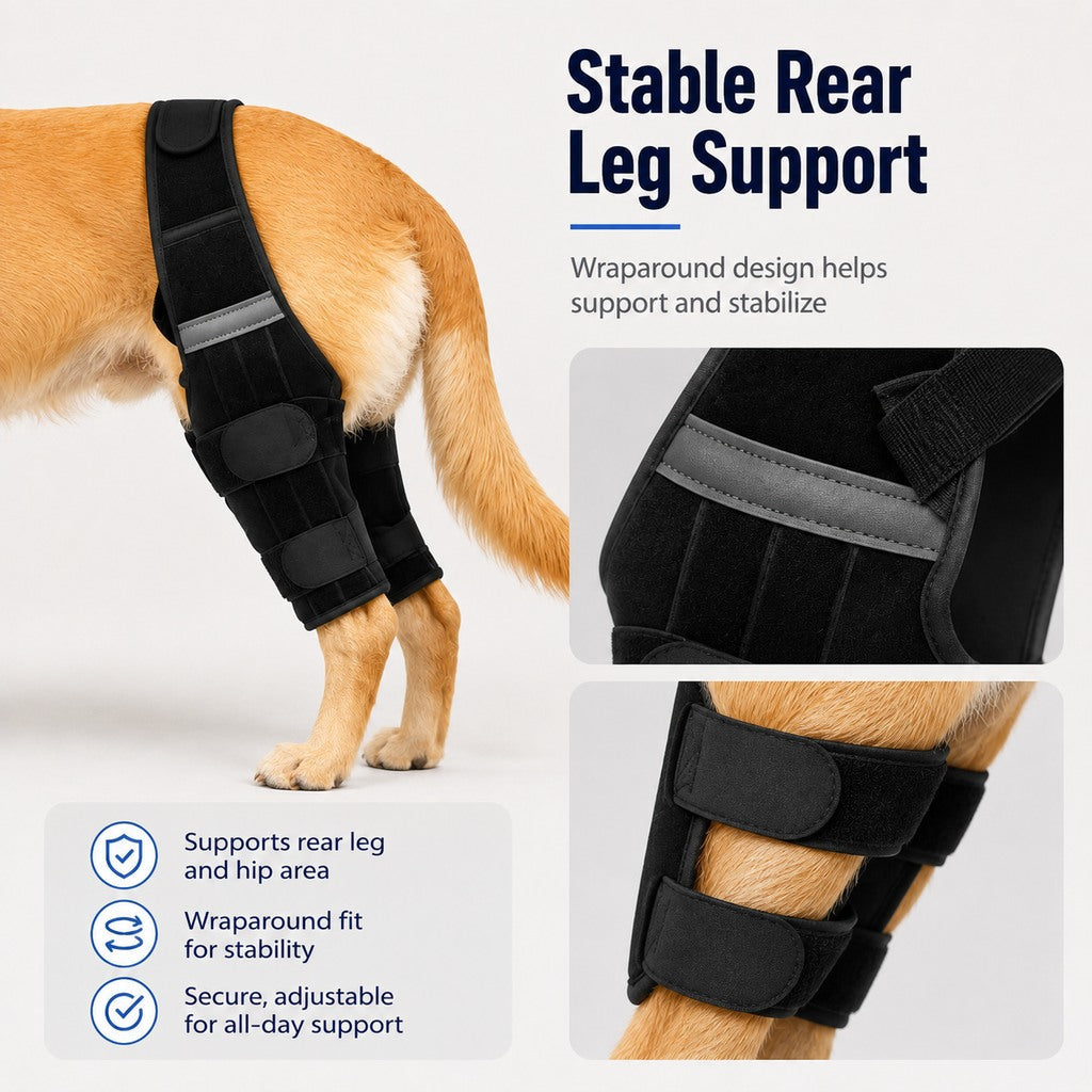 Ortekor Dog Rear Leg Support Harness for Senior Dogs - Walking & Mobility Lift Assistance